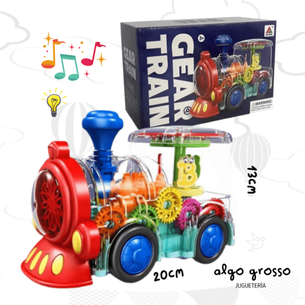 GEAR TREN CON LUZ Y SONIDO ENGRANAJE art.PF37