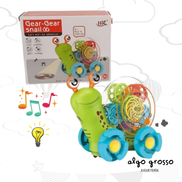 GEAR CARACOL CON LUZ Y SONIDO art.PF31