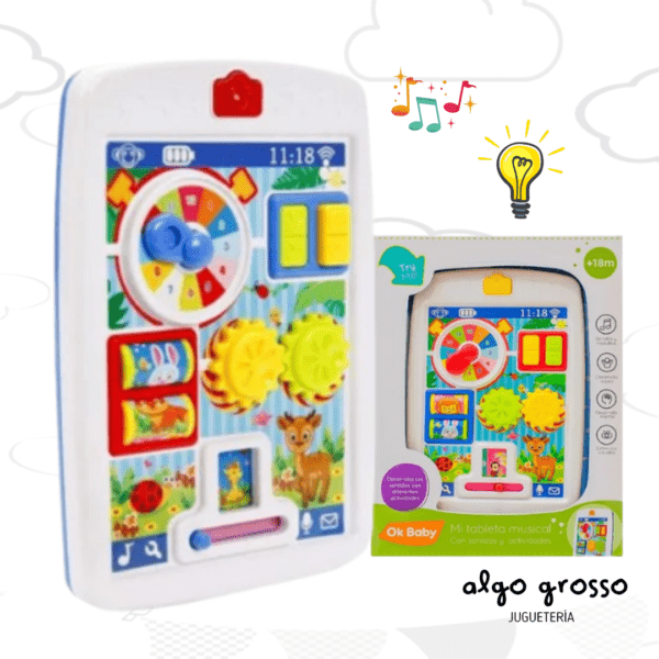 TABLET DIDACTICA MUSICAL OK BABY art.OKBB0365