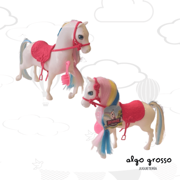 CABALLO PARA MUÑECA 17CM + CEPILLO art.IK0682