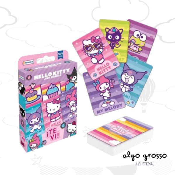 TE VI JUEGO DE CARTAS HELLO KITTY art.KTY09849