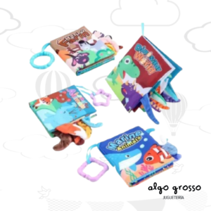 LIBRO DE TELA ANIMALES CON COLA art.8979