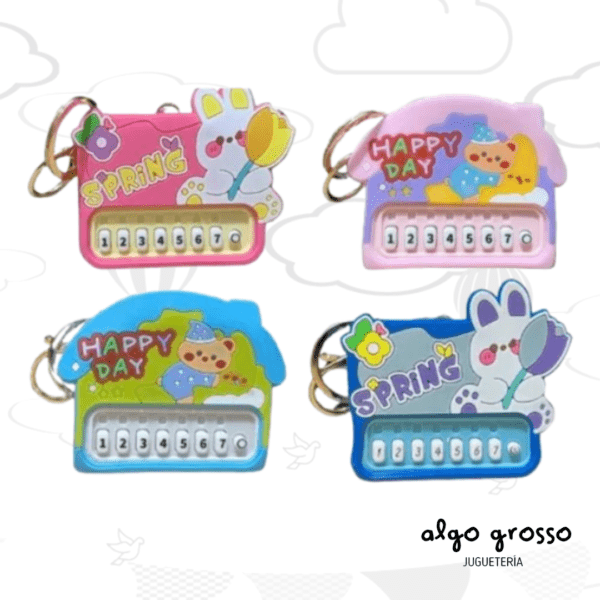 JUEGO DESTREZA MUSICAL LLAVERO art.24057