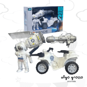 SPACE ASTRONAUTA CON CUATRICICLO - SATELITE Y ACCESORIOS art.6766