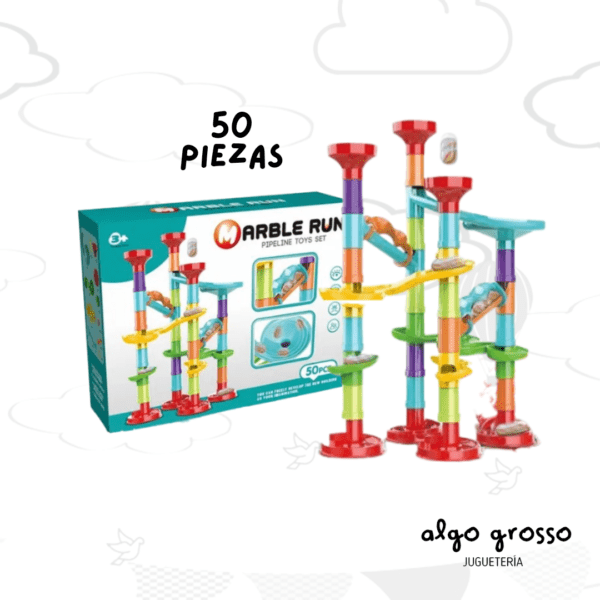 MARBLE RUN LABERINTO DE BOLITAS 50 PIEZAS art.6803