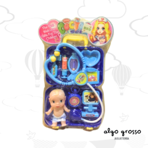 JUEGO DOCTOR CON MINI BEBE DE 12CM art.22187