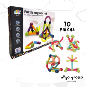 PUZZLE MAGNETIC PALITOS BOLITAS 70 PIEZAS art.6957/Q4