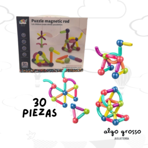 PUZZLE MAGNETIC PALITOS BOLITAS 30 PIEZAS art.6955