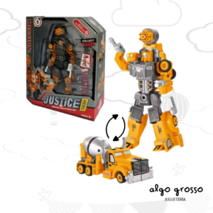 TRANSFORMER VEHICULO CONSTRUCCION JUSTICE HERO art.SY6078B-3