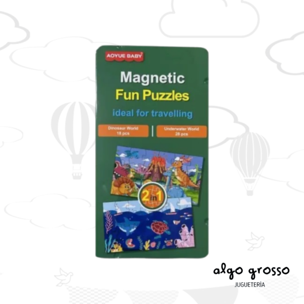 MAGNETIC 2 PUZZLES DE 18 Y 28 PIEZAS EN LATA art.6964