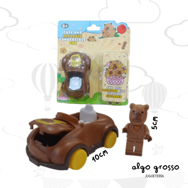 SET MINI CAPIBARA CON AUTO art.701