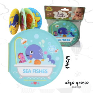 LIBRO PARA AGUA CIRCULAR ANIMALES MARINOS art.BX01