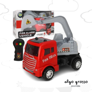 CAMION BOMBEROS DE 18CM A RADIO CONTROL 2 FUNCIONES art.54519