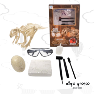 SET ARQUEOLOGIA GRANDE DINO + ANTEOJOS 36 PIEZAS art.6967