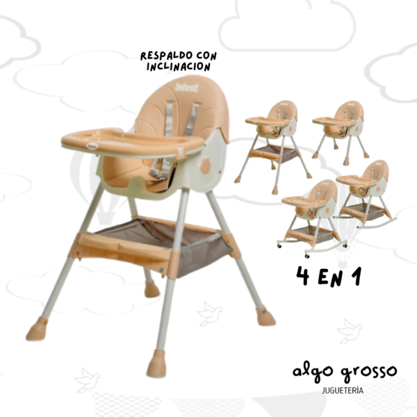 SILLA DE COMER RECLINABLE 4EN1 art.6651