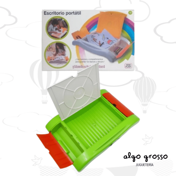ESCRITORIO PORTATIL 34X49CM CON COMPARTIMIENTOS art.20300