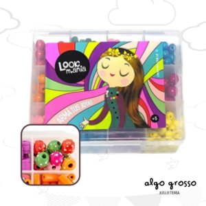 CAJA CON 9 DIVISIONES CON BIJOU PARA ARMAR art.LOOK19