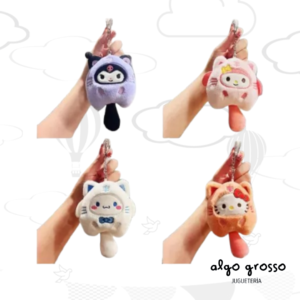LLAVERO HELLO KITTY SANRIO PELUCHE