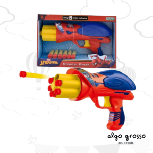 SPIDERMAN SHOOTER BREAK PISTOLA LANZA DARDOS art.2218