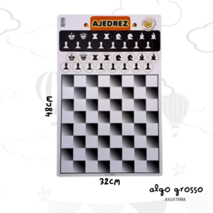 JUEGO DE AJEDREZ MADERA PLANCHA