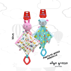 MANTA DE APEGO ANIMALES CON MORDILLO art.8707