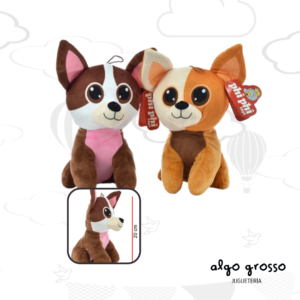 PERRO CHIGUAGUA SENTADO - PELUCHE DE 20CM art.4510