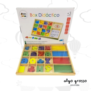BOX DIDACTICO CAJA DE NUMEROS MADERA art.6511/6282A