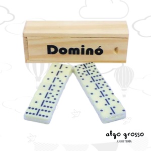 DOMINO MINI CAJA MADERA 12X4CM art.FDDOM399