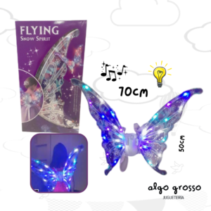 ALAS CON LUZ - SONIDO Y MOVIMIENTOS - FLYING SNOW SPIRIT art.7050