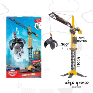 GRUA RADIO CONTROL - MIGHTY CRANE DE 110CM DE ALTO art.203729022
