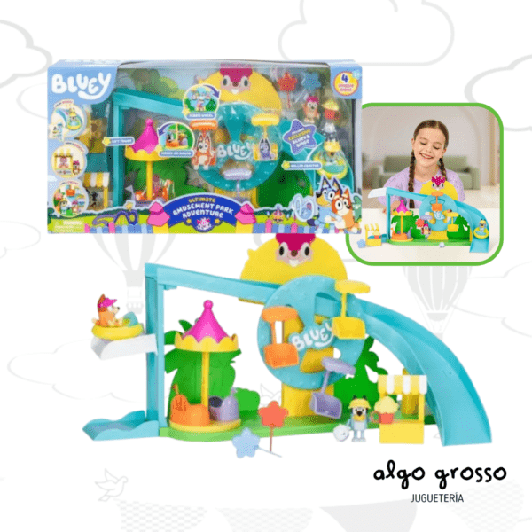 BLUEY PARQUE DE DIVERSIONES +2 FIGURAS art.18092