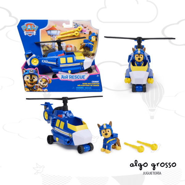 PAW PATROL VEHICULO AEREO RESCATE CHEASE art.97236