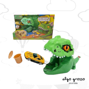 PISTA LANZADOR CATAPULTA DINO + AUTO  art.CYOP00381