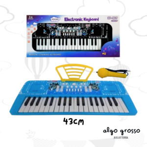 ORGANO MUSICAL CON 37 TECLAS + MICROFONO - ELECTRONIC art.MTK008