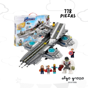 HEROES ASSEMBLE NAVE 778 PIEZAS - SIMIL art.MG306