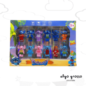 STITCH 12 MINI FIGURAS SIMIL art.6348