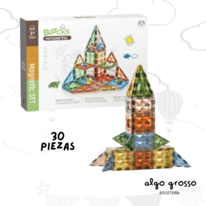 BLOCKS MAGNETIC SET 30 PIEZAS art.MT26
