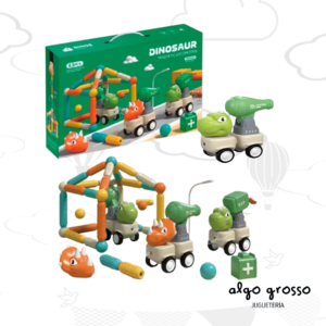 BLOQUES MAGNETICOS DINOSAUR 83 PIEZAS art.MG65