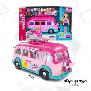 CAMIONETA FOOD TRUCK + MUÑECA THAMY + ACCESORIOS art.BA53