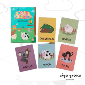 ANIMALES DEL MUNDO CARTAS CON LIBRO DE ACTIVIDADES art.537
