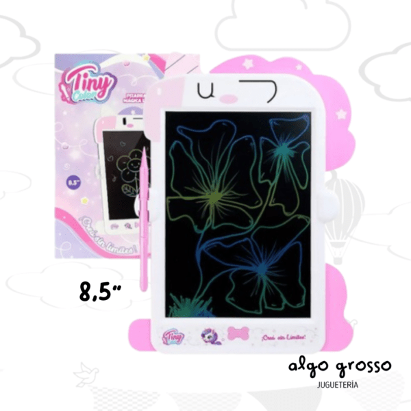 TABLET TINY PIZARRA UNICORNIO MONOCROMATICA 8,5" art.55089