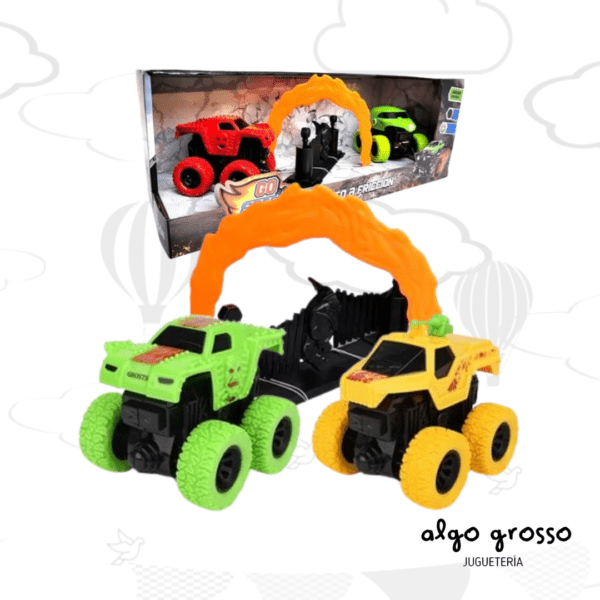 GO SPEED 2 VEHICULOS MONSTER JUMP art.55170