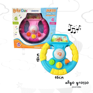 BABY GUS VOLANTE INTERACTIVO CON LUZ Y SONIDO art.53915