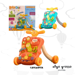 CAMINADOR ANIMALES CON SONIDO - BABY GUS art.54713