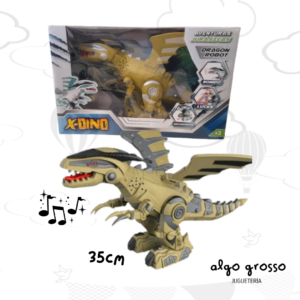 X-DINO DRAFON ROBOT CON LUZ Y SONIDO art.55439