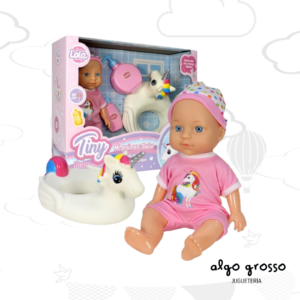 TINY BEBOTE LOLA MI PRIMER BAÑO CON UNICORNIO art.54566
