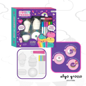 SWEET FRIENDS 4 SQUISHY PARA COLOREAR art.SF601