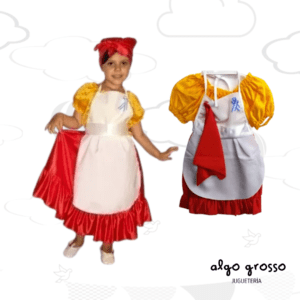 TRAJE LAVANDERA / MAZAMORRERA TALLE 2