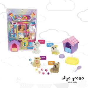 JULIANA PET SET DE 4 MASCOTAS art.SISJUL114