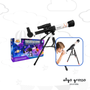 TECHKIDS TELESCOPIO BLANCO + TRIPODE art.IKTECH012